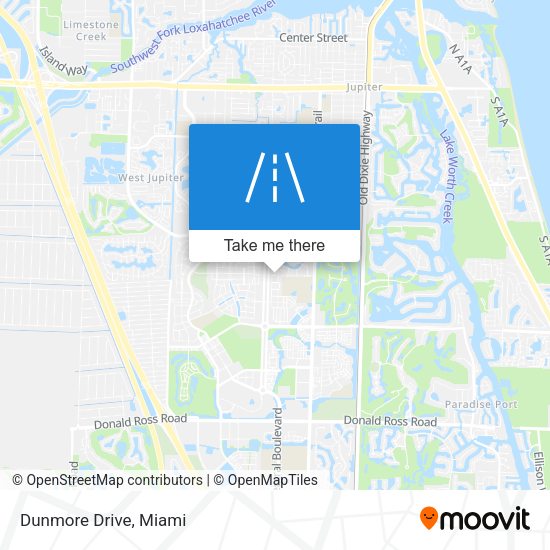 Mapa de Dunmore Drive