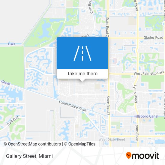 Mapa de Gallery Street