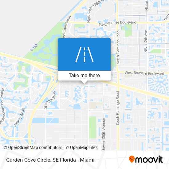 Mapa de Garden Cove Circle
