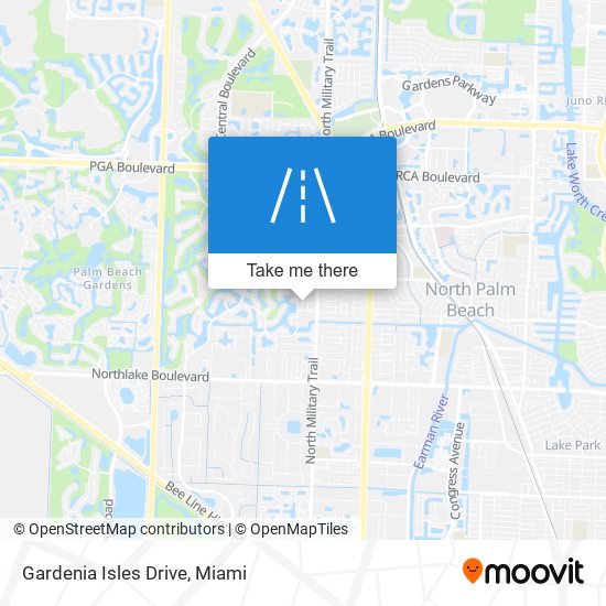 Gardenia Isles Drive map