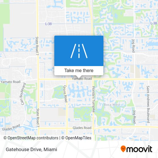 Mapa de Gatehouse Drive