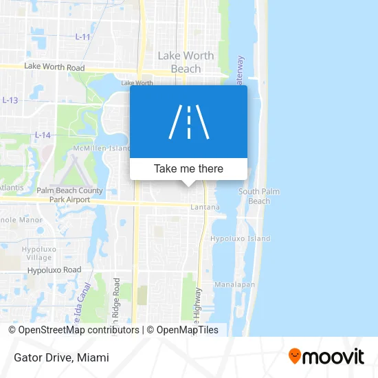 Mapa de Gator Drive