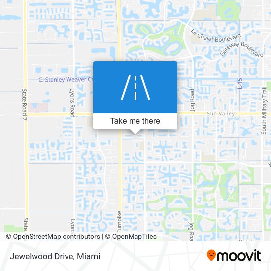 Jewelwood Drive map