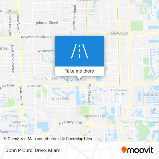 Mapa de John P Curci Drive