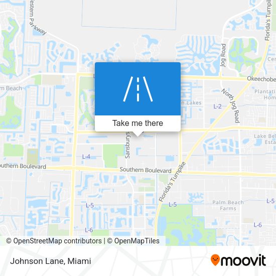 Mapa de Johnson Lane