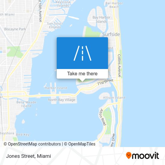 Mapa de Jones Street