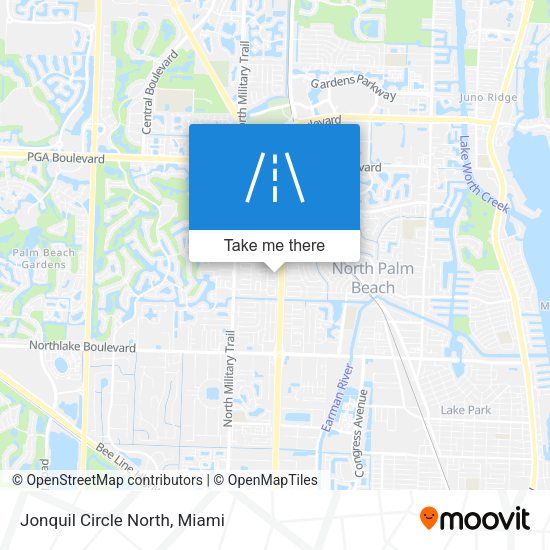 Jonquil Circle North map