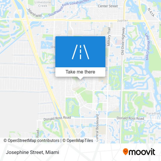 Mapa de Josephine Street