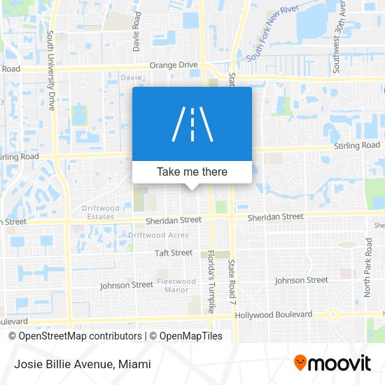 Mapa de Josie Billie Avenue