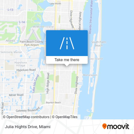 Mapa de Julia Hights Drive