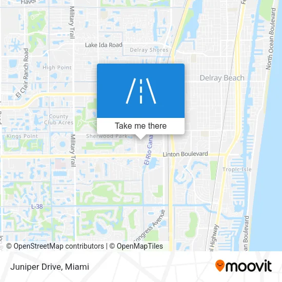 Mapa de Juniper Drive