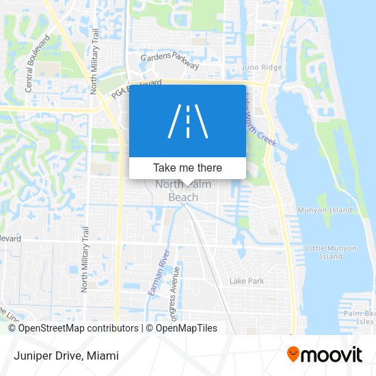 Mapa de Juniper Drive