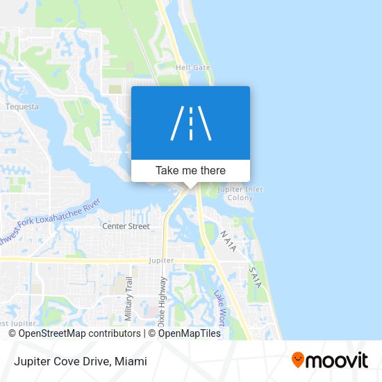 Jupiter Cove Drive map