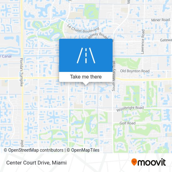 Mapa de Center Court Drive
