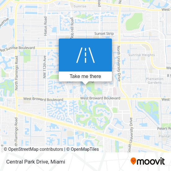 Mapa de Central Park Drive