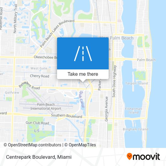 Mapa de Centrepark Boulevard