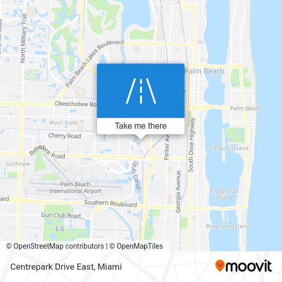 Centrepark Drive East map