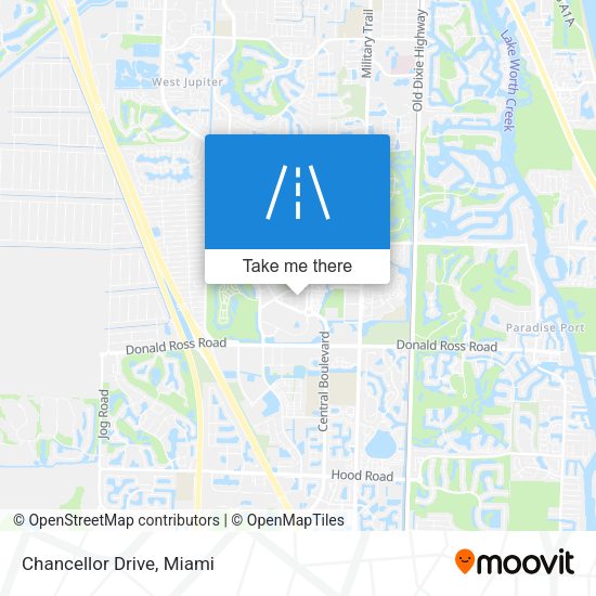 Mapa de Chancellor Drive