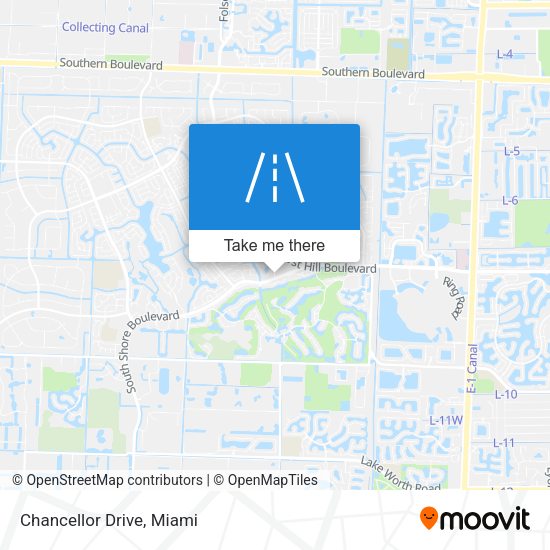 Chancellor Drive map