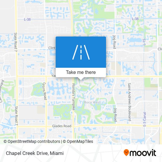 Chapel Creek Drive map