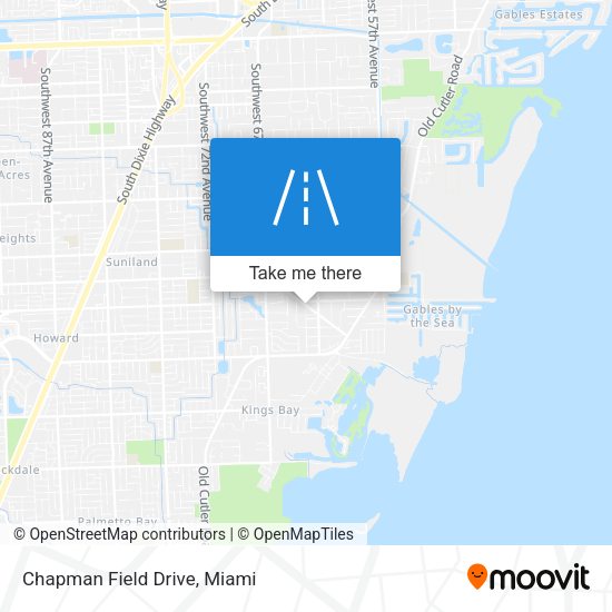 Chapman Field Drive map