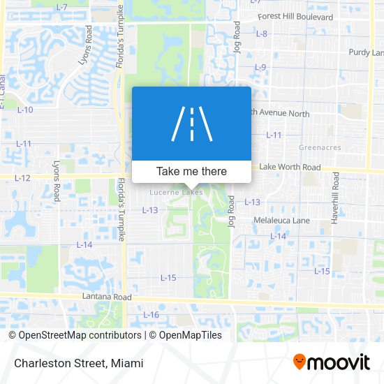 Mapa de Charleston Street