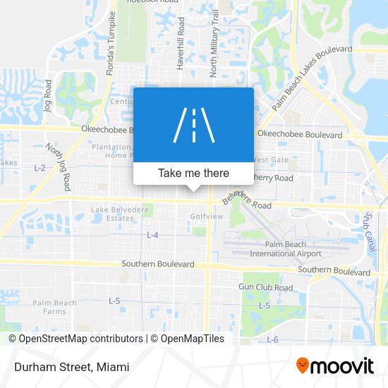 Mapa de Durham Street