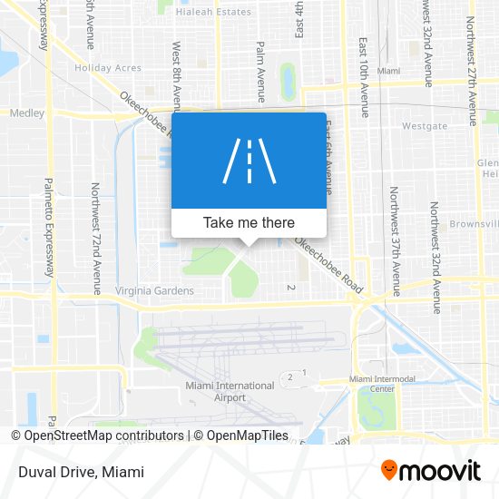 Mapa de Duval Drive
