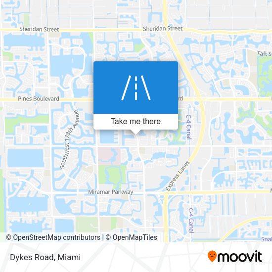 Mapa de Dykes Road