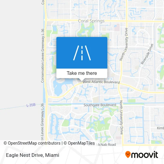 Eagle Nest Drive map