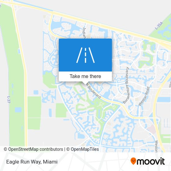 Mapa de Eagle Run Way