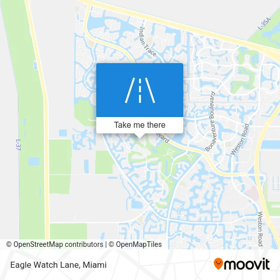 Eagle Watch Lane map