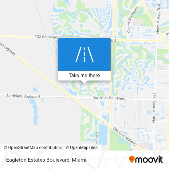Eagleton Estates Boulevard map