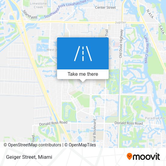 Mapa de Geiger Street