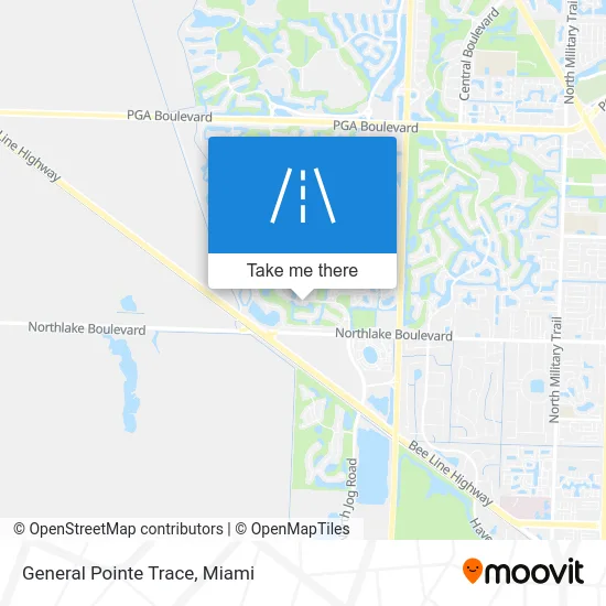 General Pointe Trace map