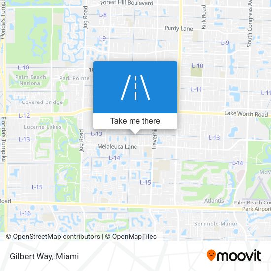 Mapa de Gilbert Way