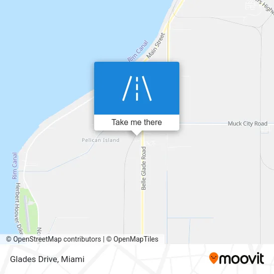 Glades Drive map