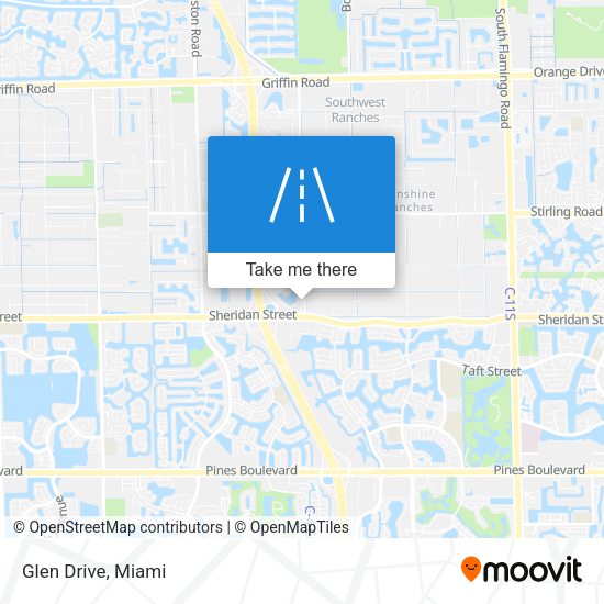 Mapa de Glen Drive