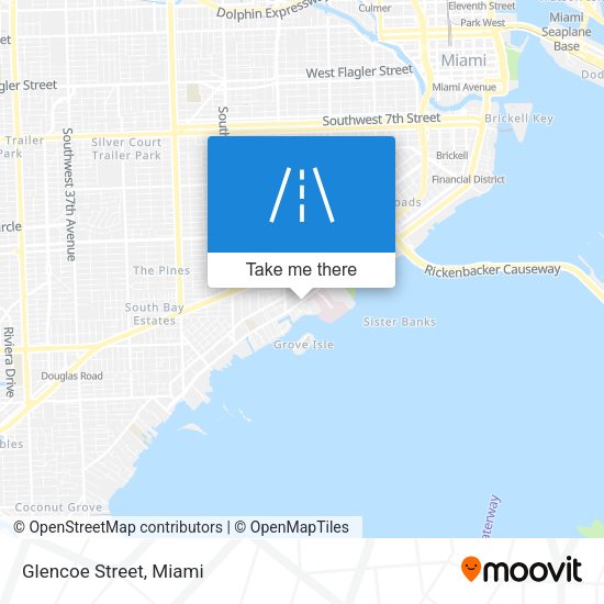 Mapa de Glencoe Street