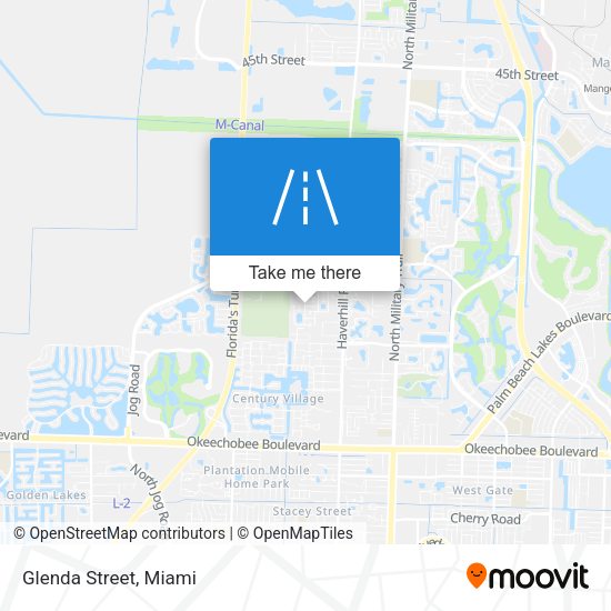 Mapa de Glenda Street