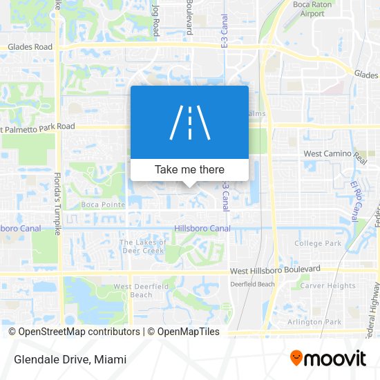 Mapa de Glendale Drive