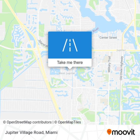 Mapa de Jupiter Village Road