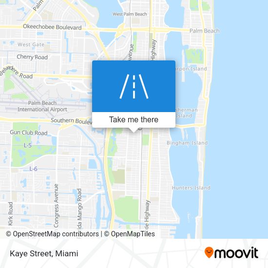 Mapa de Kaye Street