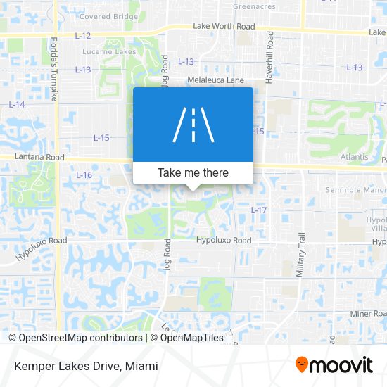 Mapa de Kemper Lakes Drive