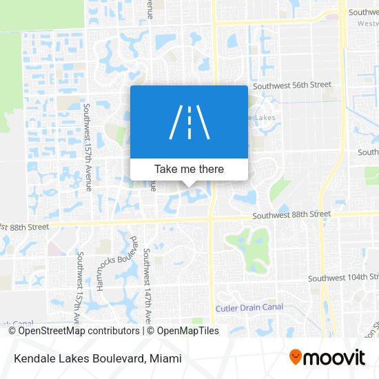 Mapa de Kendale Lakes Boulevard