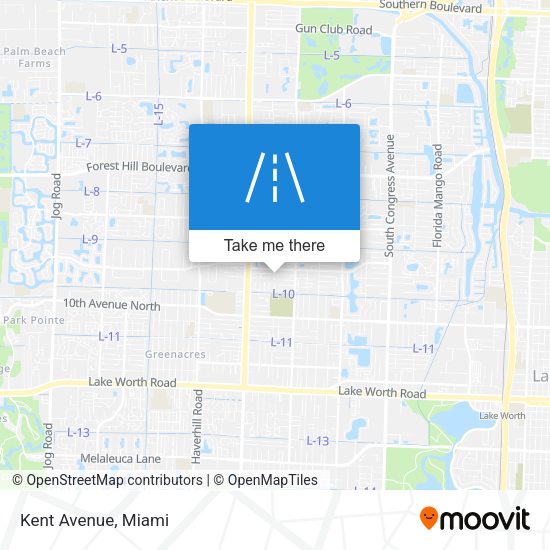Mapa de Kent Avenue