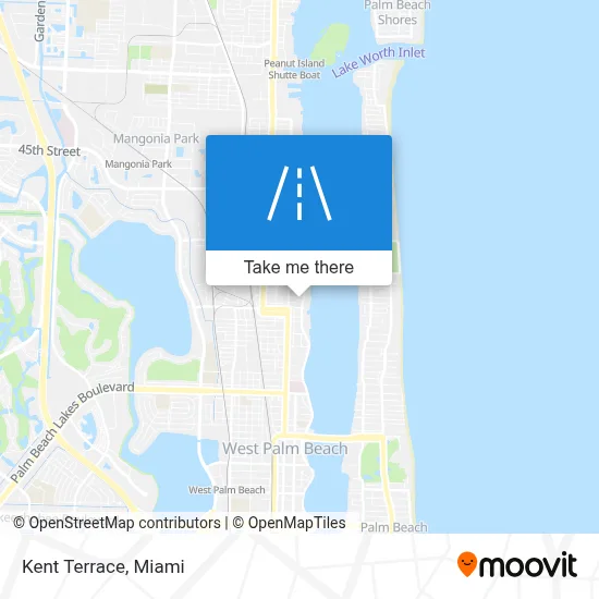 Kent Terrace map