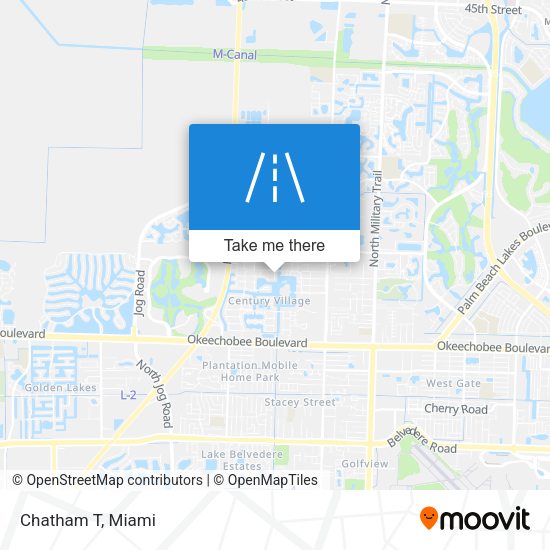 Mapa de Chatham T