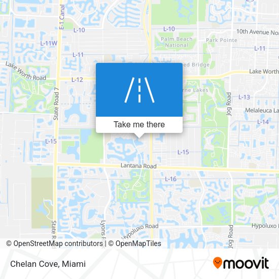 Chelan Cove map