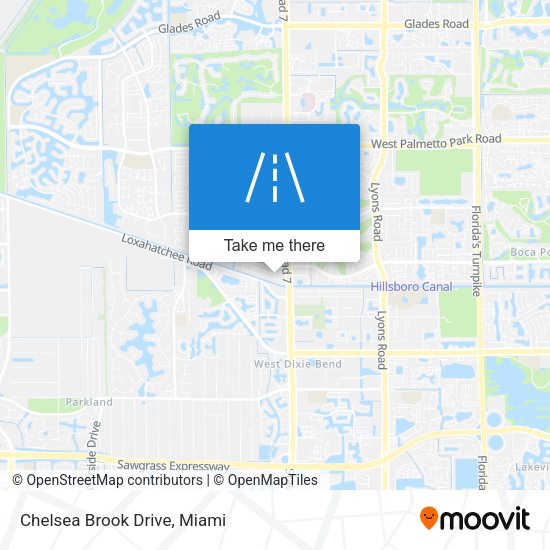 Mapa de Chelsea Brook Drive